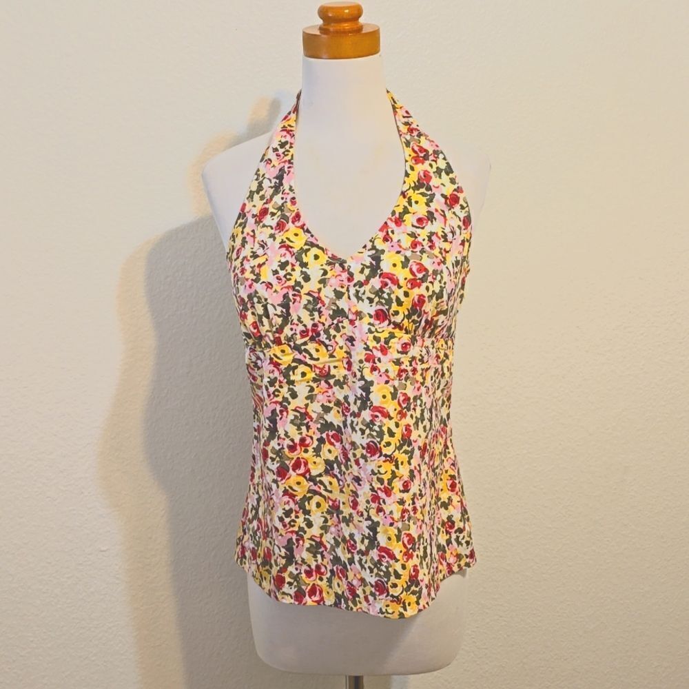Women’s LOFT‎ Floral Halter Top size 6